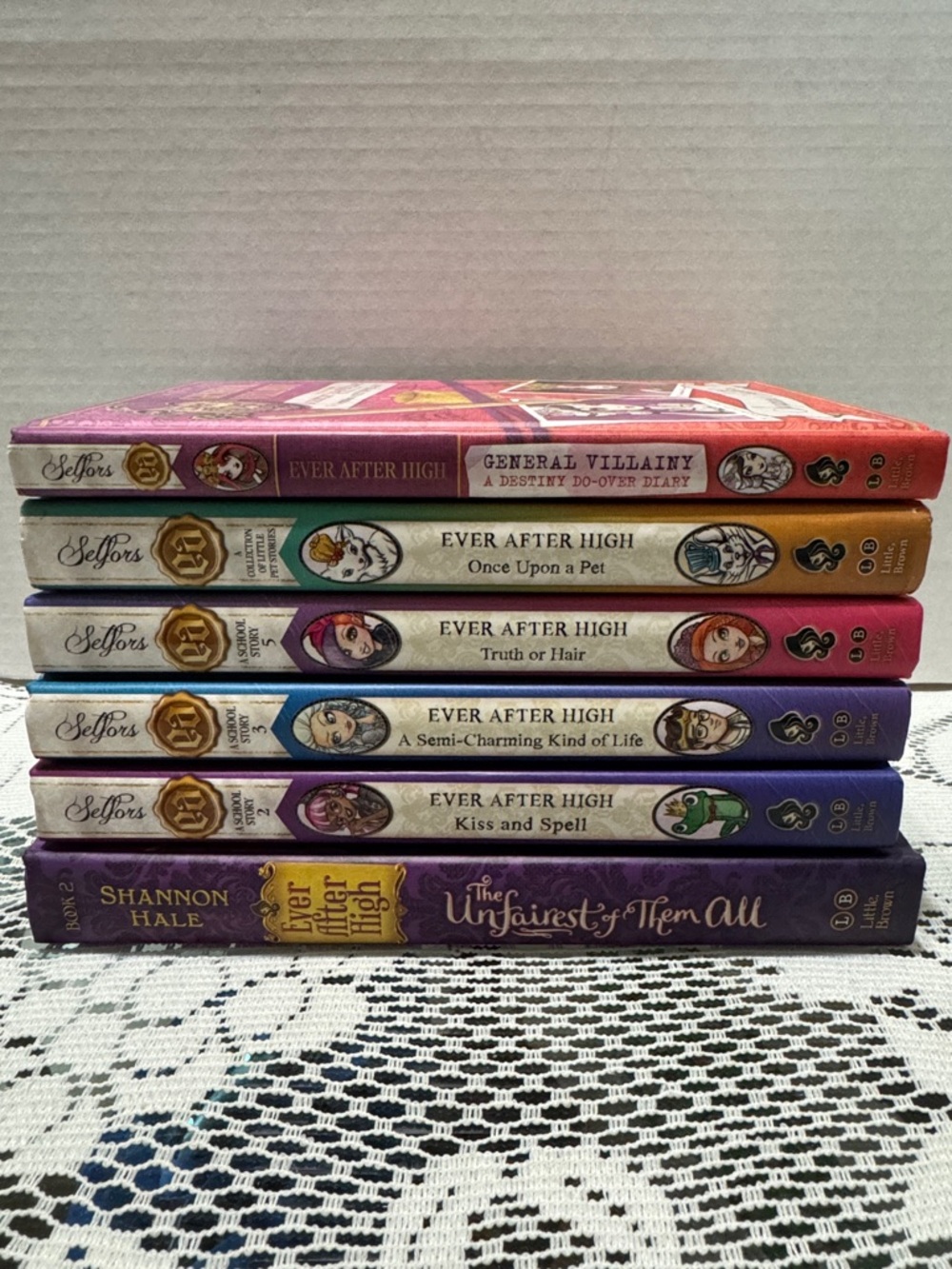 Ever After High Hard Cover Books Lot of 6 Books